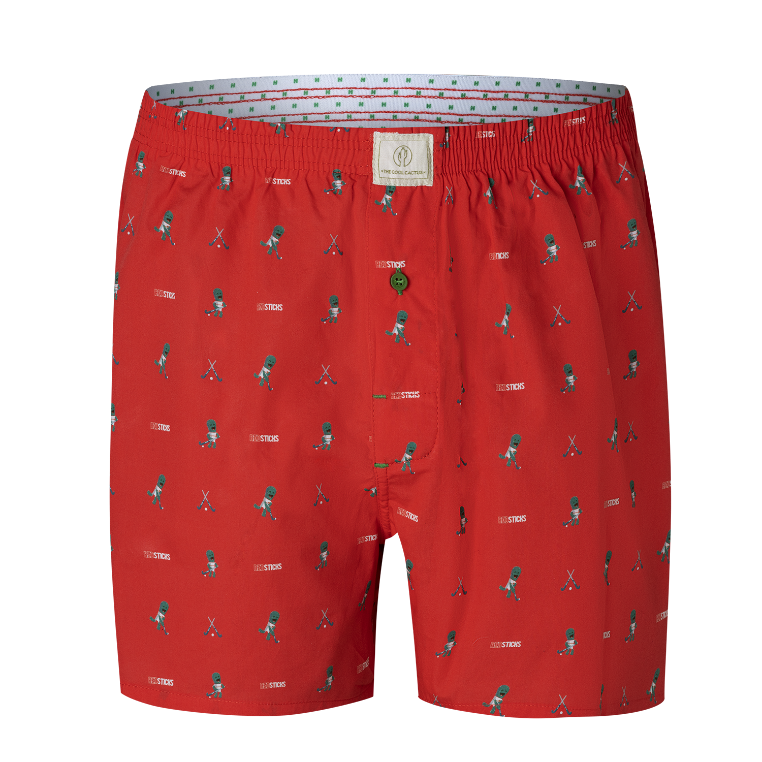 calzoncillo rojo hockey hierba the cool cactus