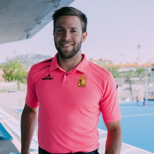 polo rosa fucsia arbitro masculino hockey hierba
