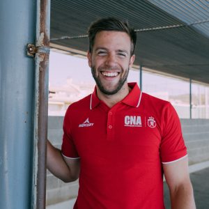 Polo de paseo unisex para el comité nacional de árbitros CNA rojo